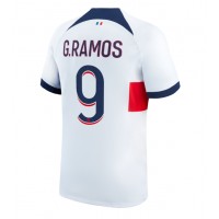 Camiseta Paris Saint-Germain Goncalo Ramos #9 Segunda Equipación Replica 2023-24 mangas cortas